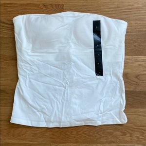 White strapless tube top size small